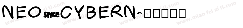 NEO CYBERN字体转换